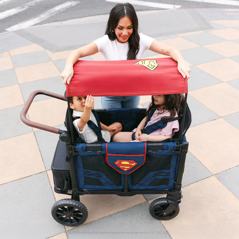 Designed for twins stroller setups, Wonderfold Elite/Luxe Pro Accessory Kit offers shade and storage solutions