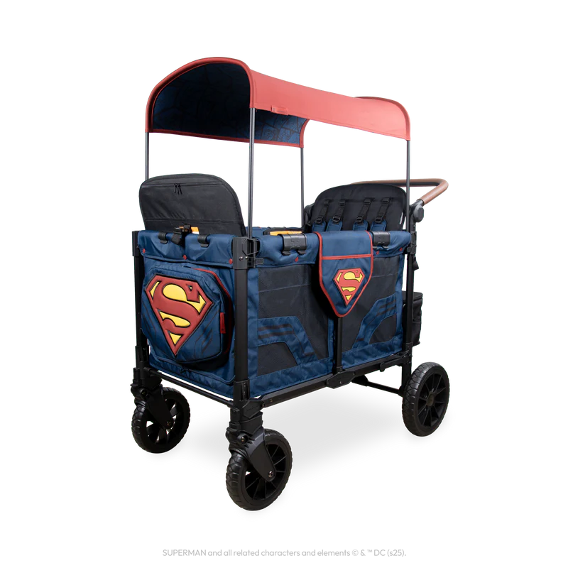 Performance-driven Superman Wonderfold W4 Elite Pro Stroller Wagon for best baby stroller adventures