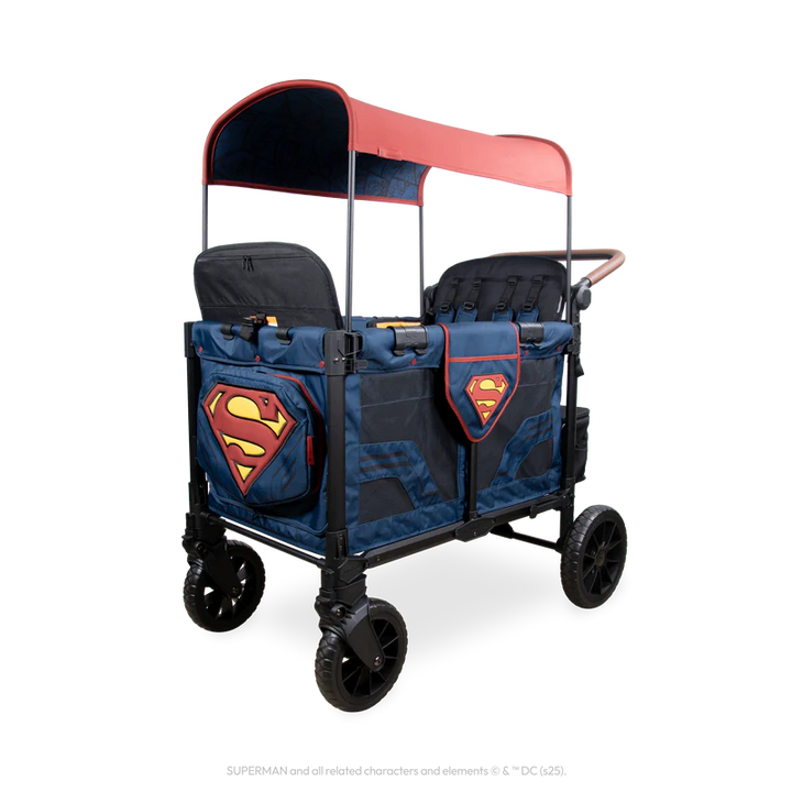 Performance-driven Superman Wonderfold W4 Elite Pro Stroller Wagon for best baby stroller adventures