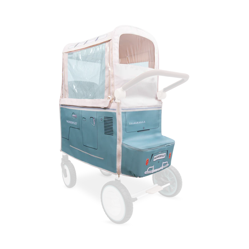Bondi Blue Wonderfold Volkswagen Weather Cover improves stroller wagon accessories with easy installation and coverage
