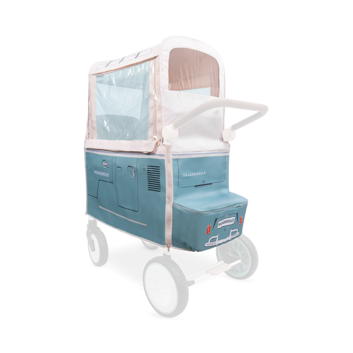 Bondi Blue Wonderfold Volkswagen Weather Cover improves stroller wagon accessories with easy installation and coverage