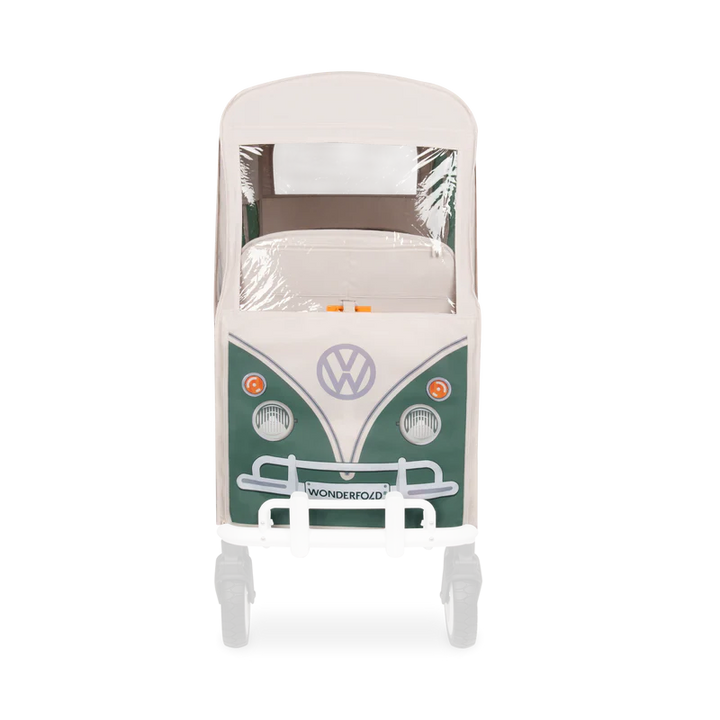 Enhance stroller wagon accessories using Sage Green Wonderfold Volkswagen Weather Cover for secure, easy fit