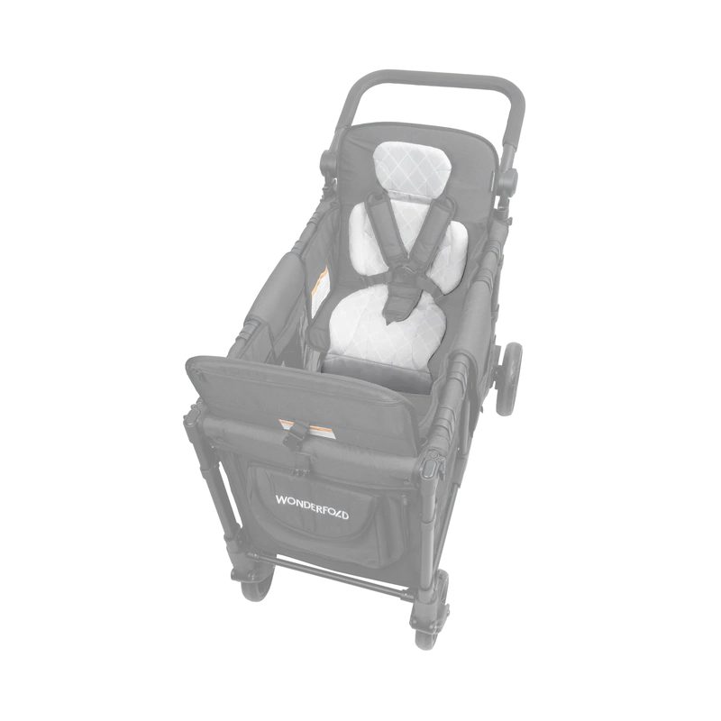 Wonderfold Cooling Seat Cushion designed for stroller wagon use, helping keep kids cool and comfortable during warm weather rides