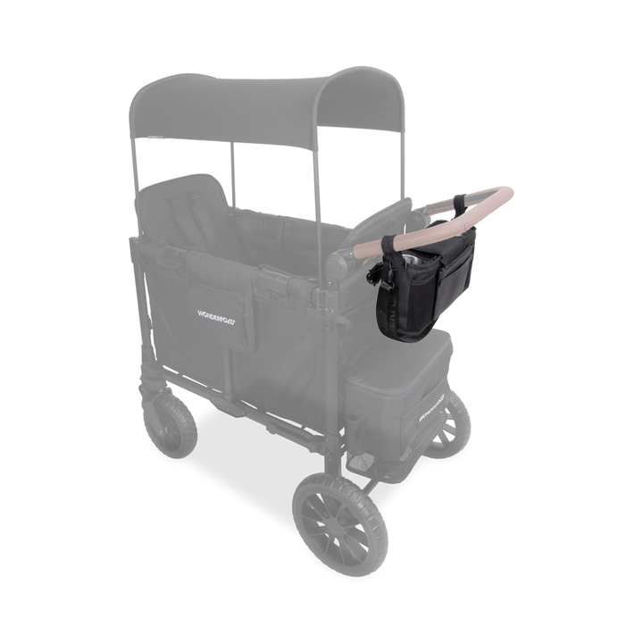 Everyday carry made simple with jet black Wonderfold Parent Console from stroller accessories collection