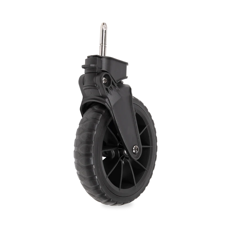 Designed for a wagon stroller, Wonderfold W-Pro Series All Terrain XL Wheels with PU Tires improve stability and control