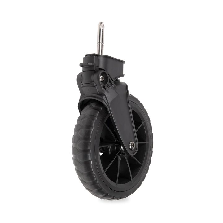 Designed for a wagon stroller, Wonderfold W-Pro Series All Terrain XL Wheels with PU Tires improve stability and control