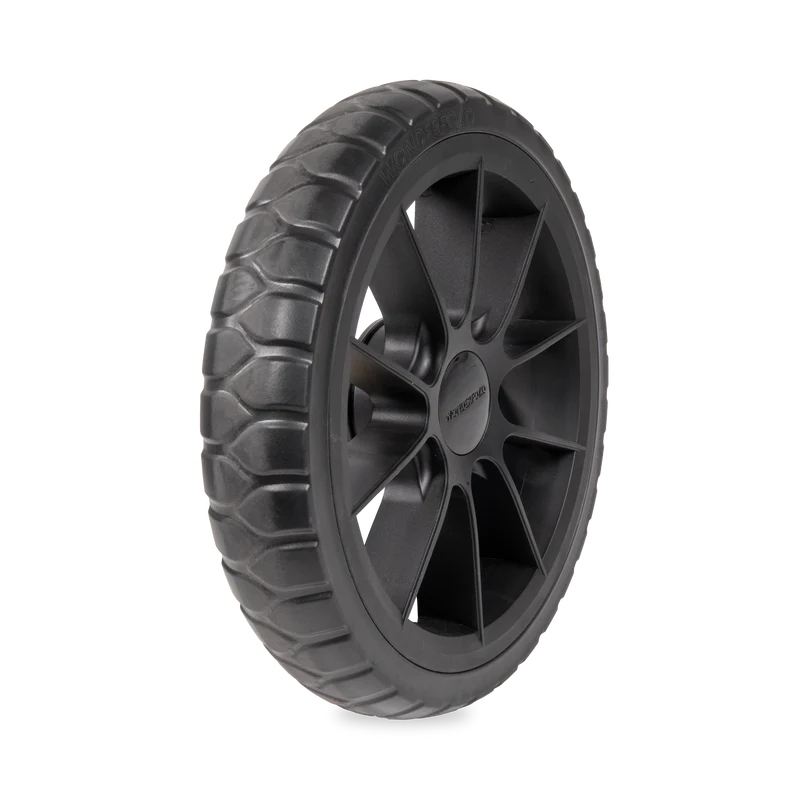 Upgrade your stroller wagon with Wonderfold W-Pro Series All Terrain XL Wheels with PU Tires for smoother rides on any surface