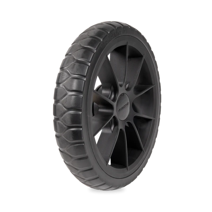 Upgrade your stroller wagon with Wonderfold W-Pro Series All Terrain XL Wheels with PU Tires for smoother rides on any surface