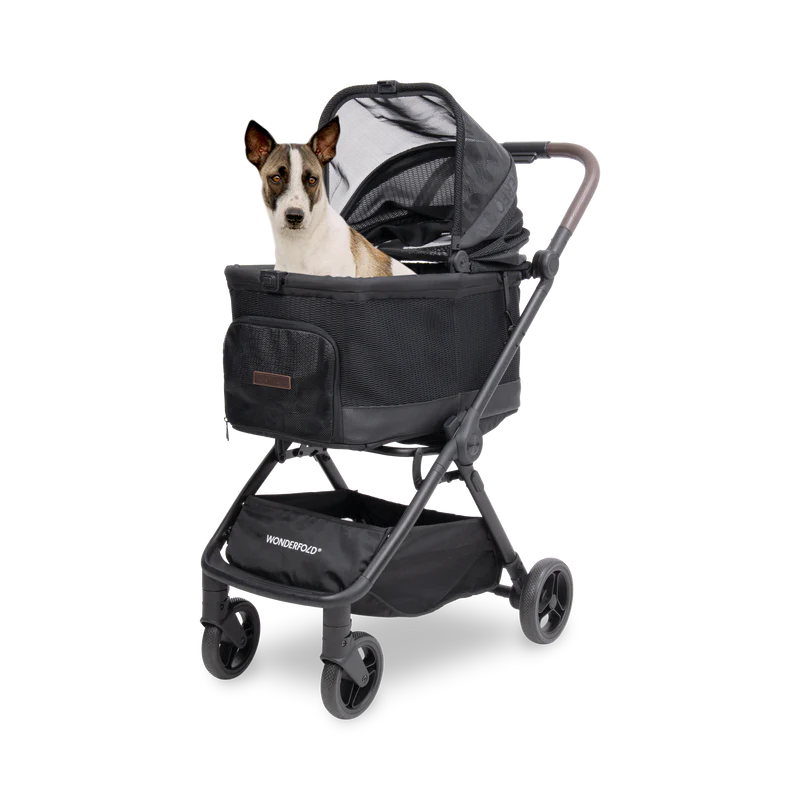 Take pets anywhere with Wonderfold Bella Pet Stroller, a top rated pet stroller for modern pet parents