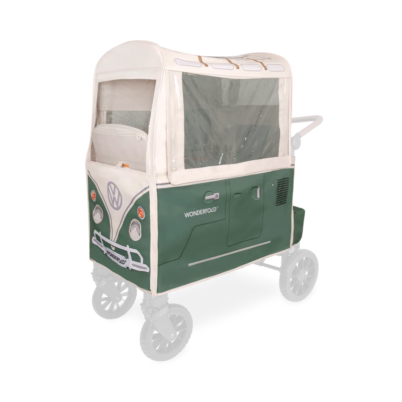 Sage Green Wonderfold Volkswagen Weather Cover upgrades your best baby stroller with durable all-weather protection