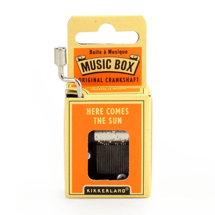 Here Comes The Sun Crank Music Box children's musical toy in package