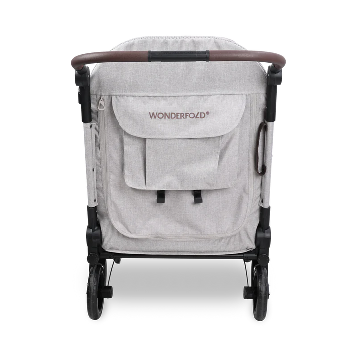 Luxury meets function in Light Gray Wonderfold Hudson Pet Stroller, a high-end luxury pet stroller for modern lifestyles
