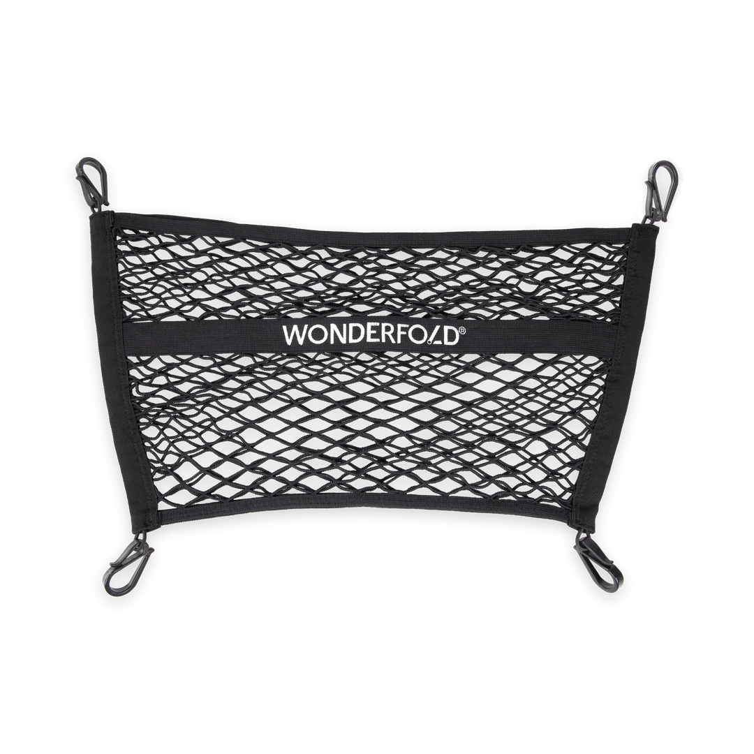 Wonderfold WonderNet Cargo Net for L Series in Black, a stretchy stroller wagon storage net