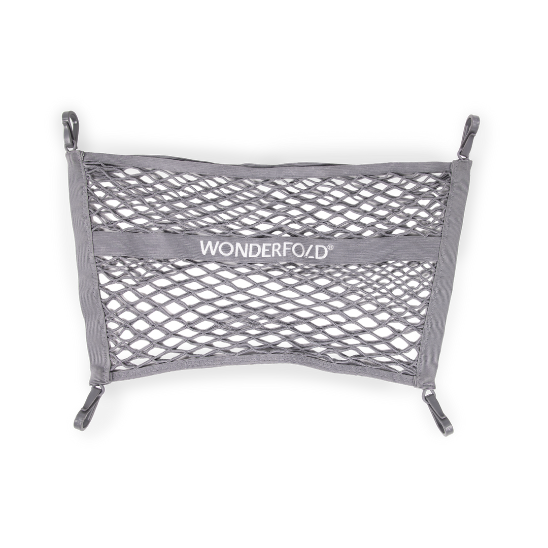 Wonderfold WonderNet Cargo Net for L Series in Gray, a heavy-duty wagon storage net