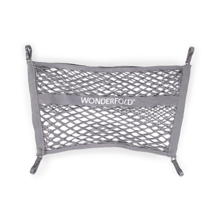 Wonderfold WonderNet Cargo Net for L Series in Gray, a heavy-duty wagon storage net