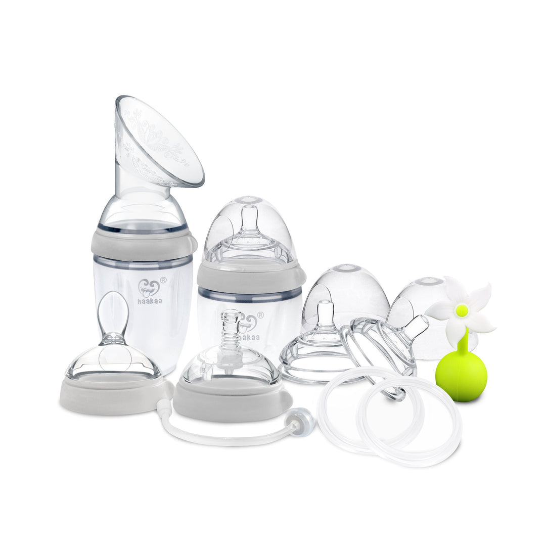 Haakaa Gen 3 Premium Pack, baby bottle bundle