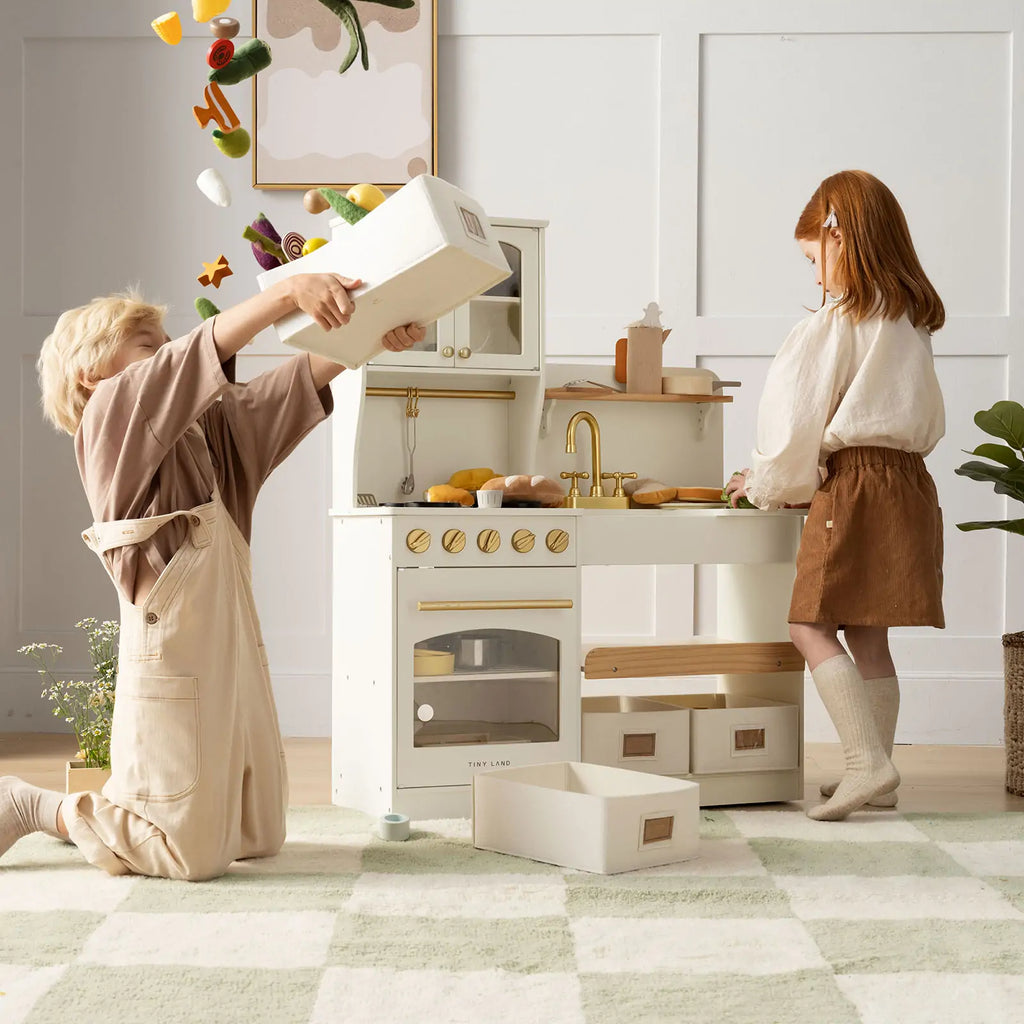 Tiny Land® Serenity Play wooden toy kitchen