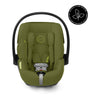 Green CYBEX  Cloud G lux baby car seats