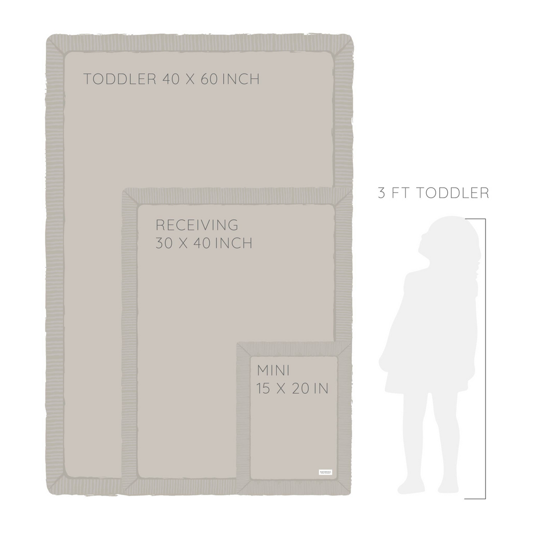 Saranoni Dream Mini Blanket brings serenity and softness together for the best baby blanket experience.