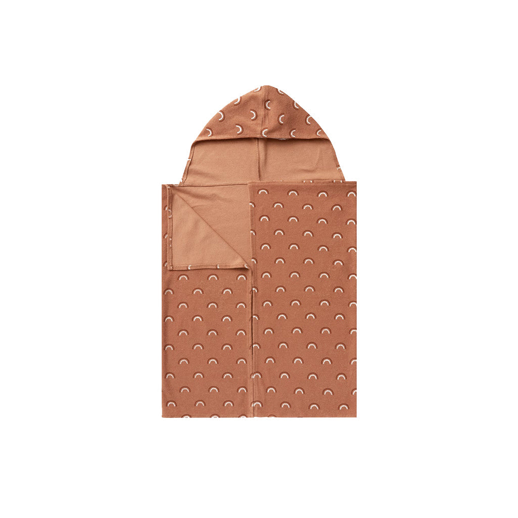 Rylee&cru hooded towel with Rainbows