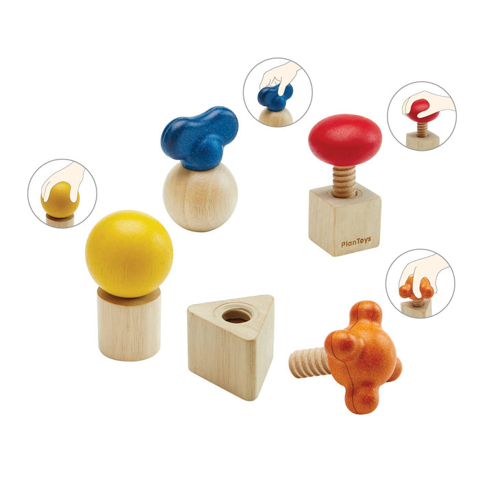 PlanToys Nuts and Bolts fine motor skills toy