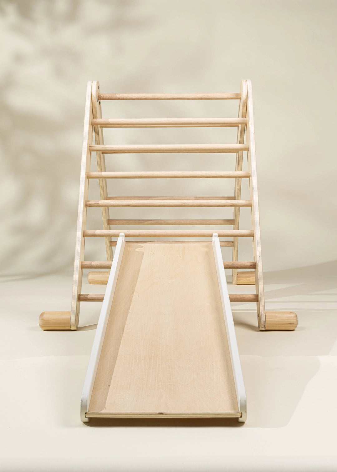 Support safe adventures with the Coco Village Montessori 2-in-1 Grip Climber Board & Slide in Natural wood, a favorite in baby toys.