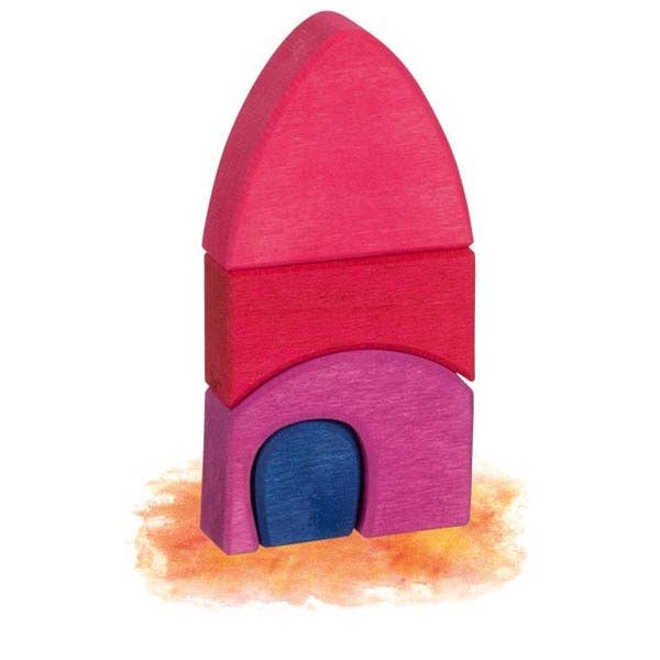 stacking wooden block city toy goki 