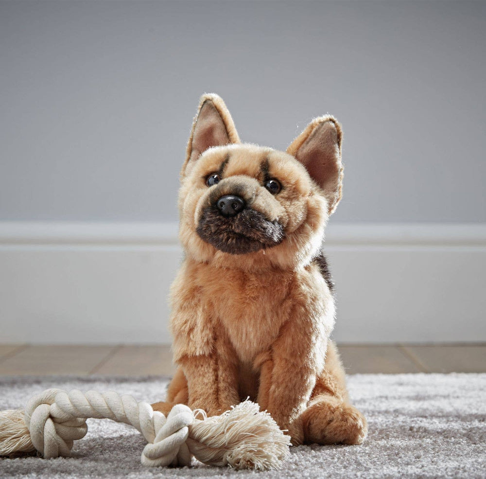 Cuddly Keycraft German Shepherd Plushie adds charm and fun to any plush toys collection