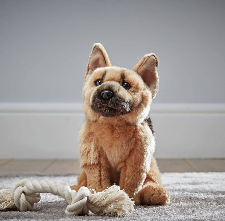 Cuddly Keycraft German Shepherd Plushie adds charm and fun to any plush toys collection