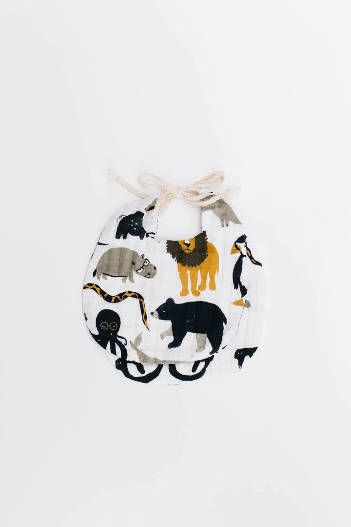 clementine kids zoology and specs bib 