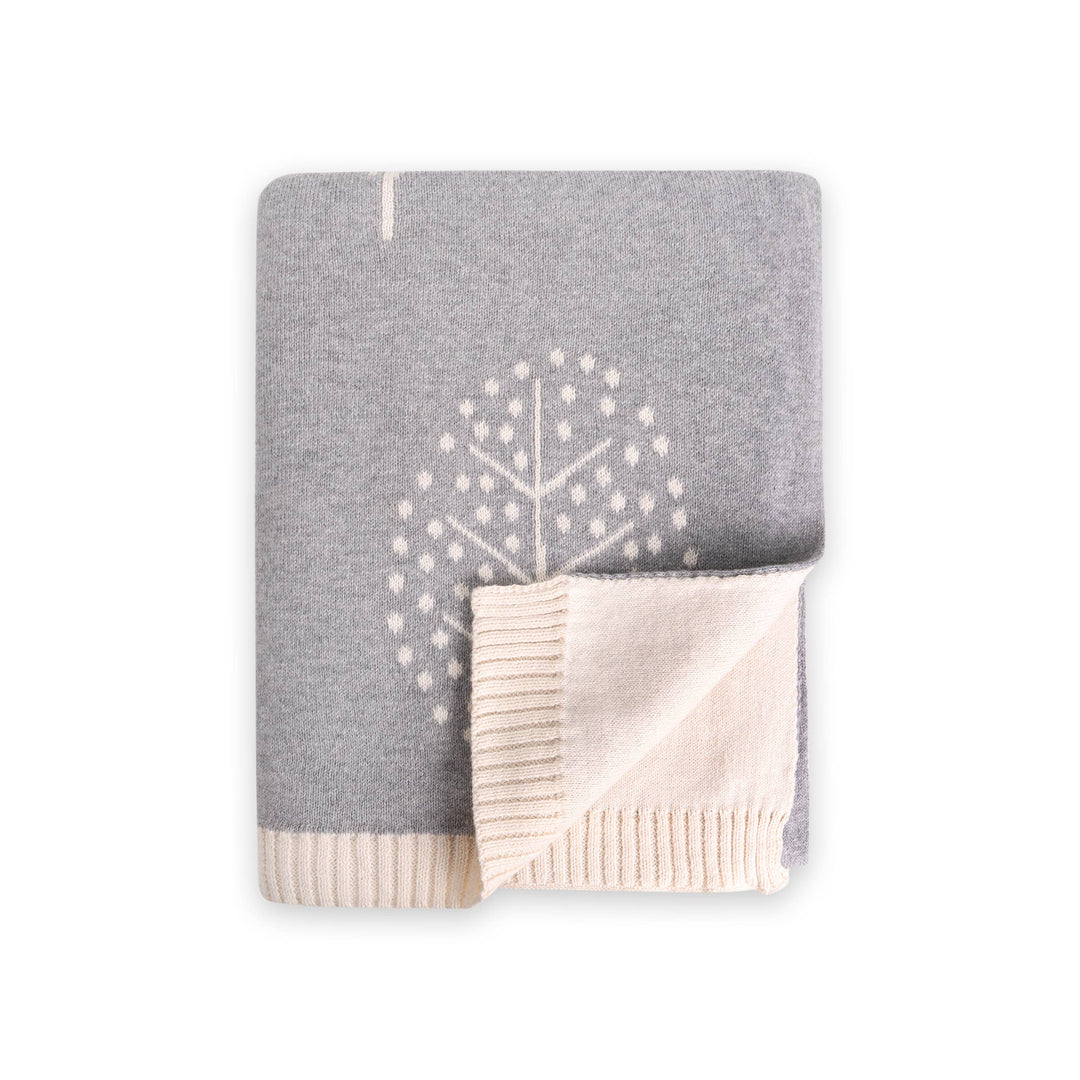 Keep your little one snug with Viverano Organics Into The Woods Organic Cotton Knit Baby Blanket, a top baby knit blanket.