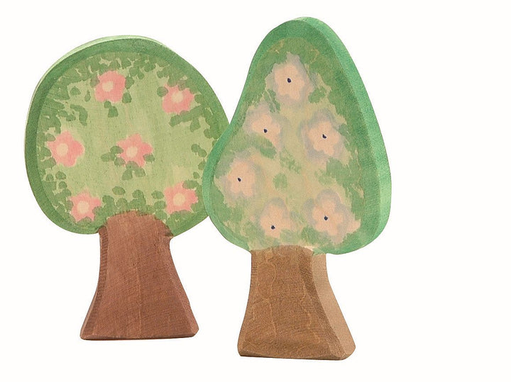 Handmade wooden tree: Ostheimer Pear Tree with plant-based watercolors