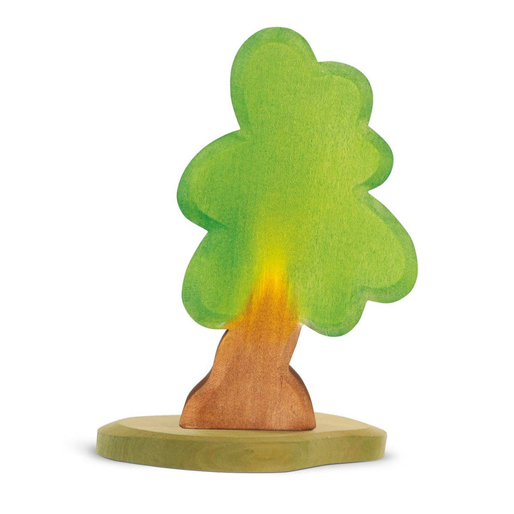 Ostheimer Oak, Medium with Stand, a hand-carved wooden tree made in Germany