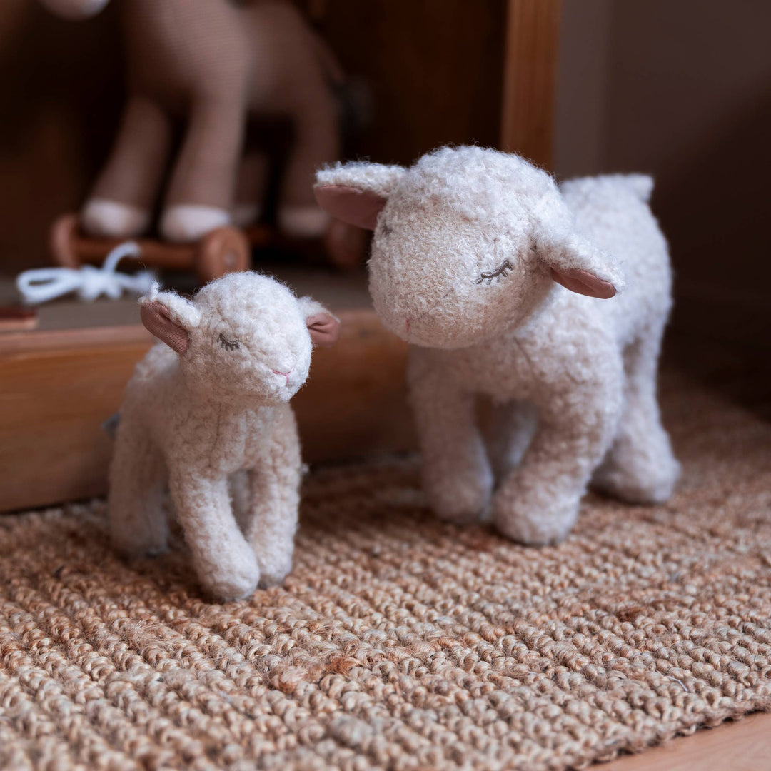 Egmont Mary Pull Along Toy photographed from above, a playful design loved as one of the cutest animal toys