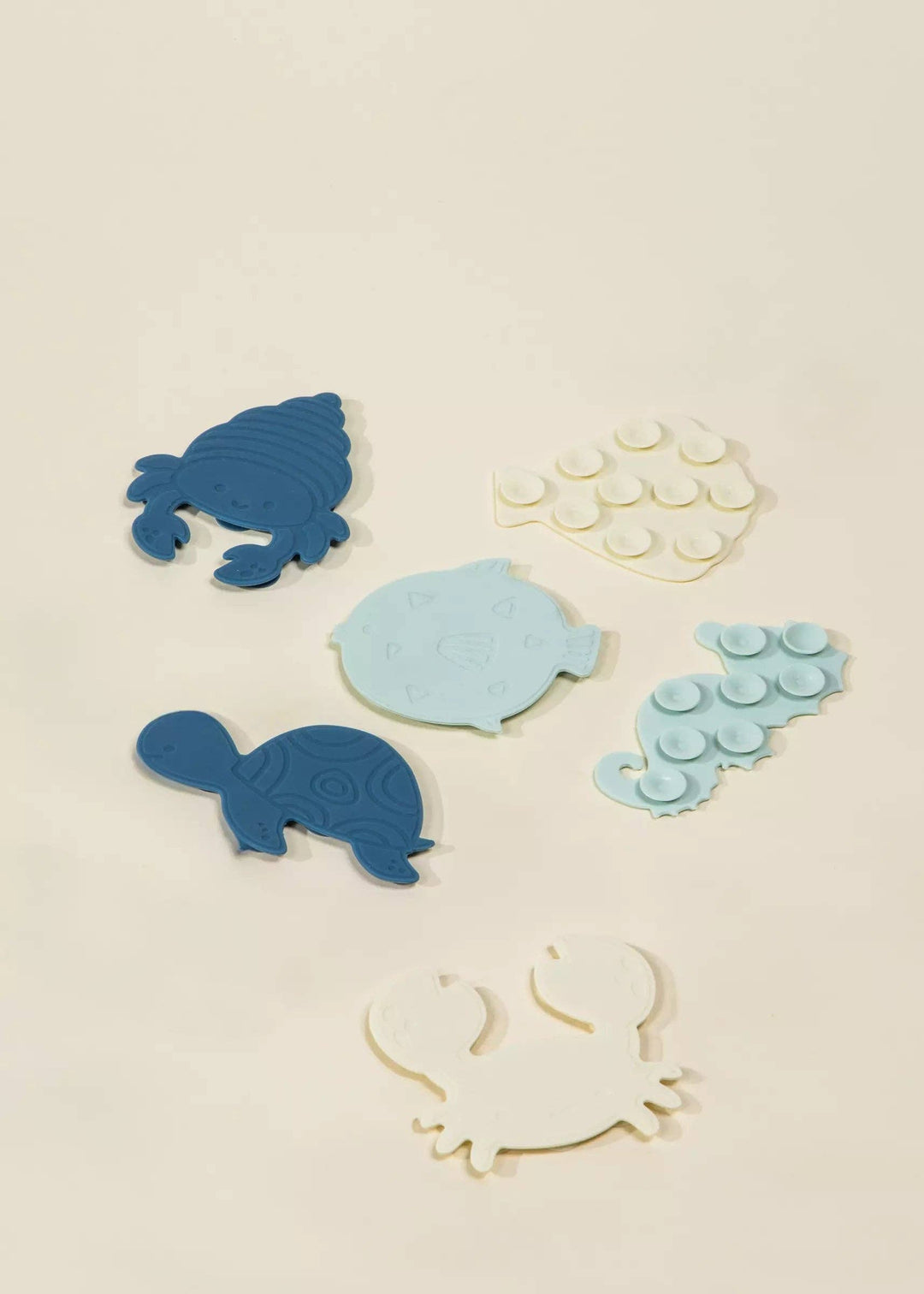 Make bath time fun with the Coco Village 6 Silicone Mini Bath Suction Toys in Multicolor, ideal for baby toys collections.