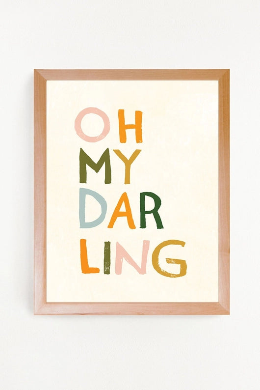 Clementine Kids Oh Darling wall art decor