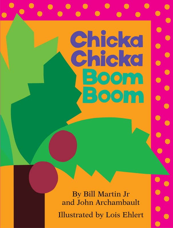 Simon & Schuster Chicka Chicka Boom Boom lap board book cover Bill Martin Jr.