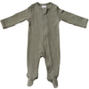 Mebie baby green one piece sleepwear for babies.