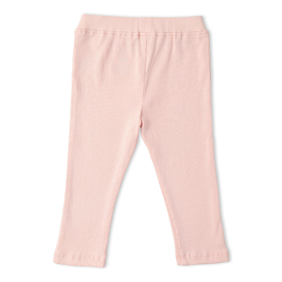 Organic blush lace collar onesie and tights detail - MakeMake Organics heirloom infant outfit