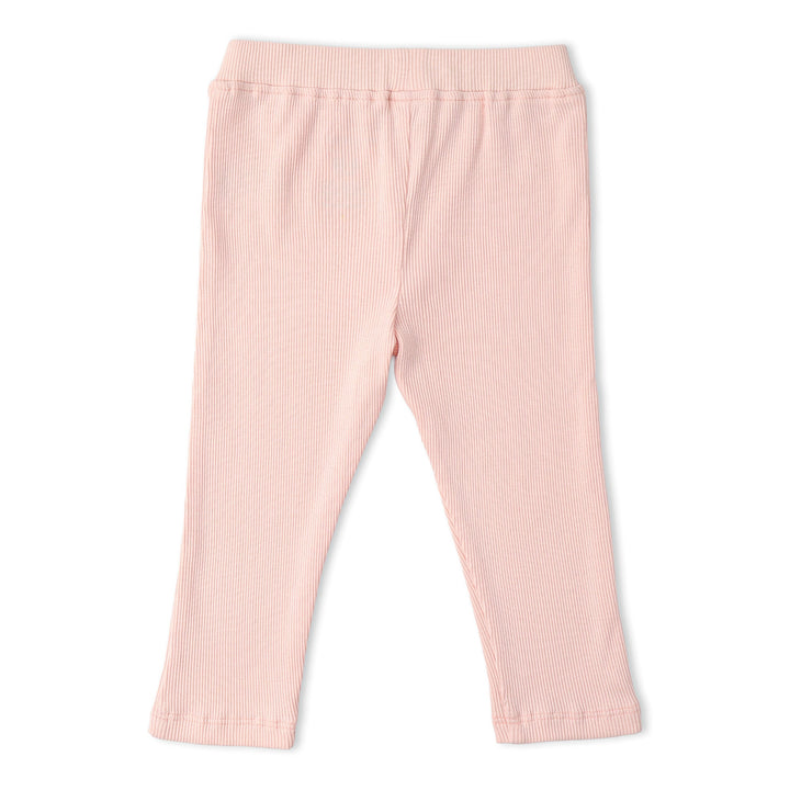 Organic blush lace collar onesie and tights detail - MakeMake Organics heirloom infant outfit