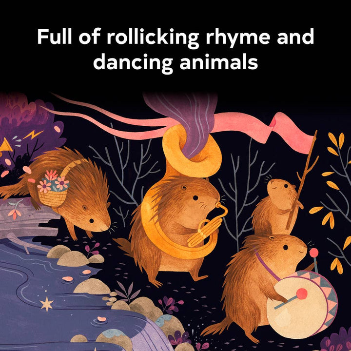 Full of rollicking rhyme and dancing animals in Chronicle Books Moonlight Prance