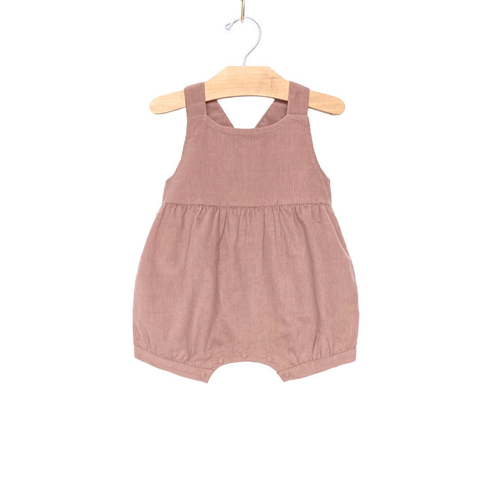 city mouse studio corduroy romper for babies snap closure mauve pink outfit infant girl outfit