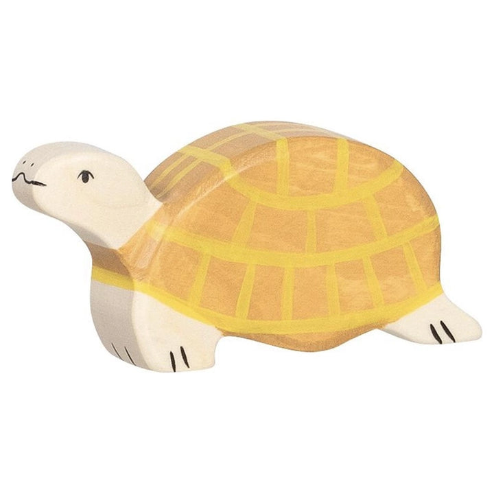 Holztiger wild animal toys tortoise figurine