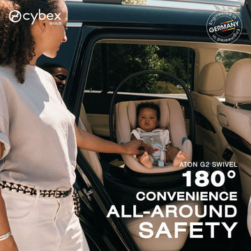 isofix cybex aton Aton G2 Swivel Infant Car Seat with Load Leg Base by Cybex Stormy Blue