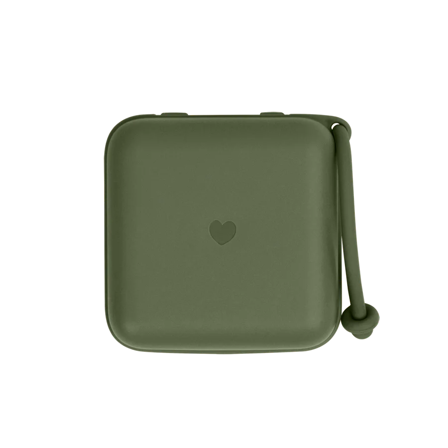 Bibs pacifiers box in Hunter Green