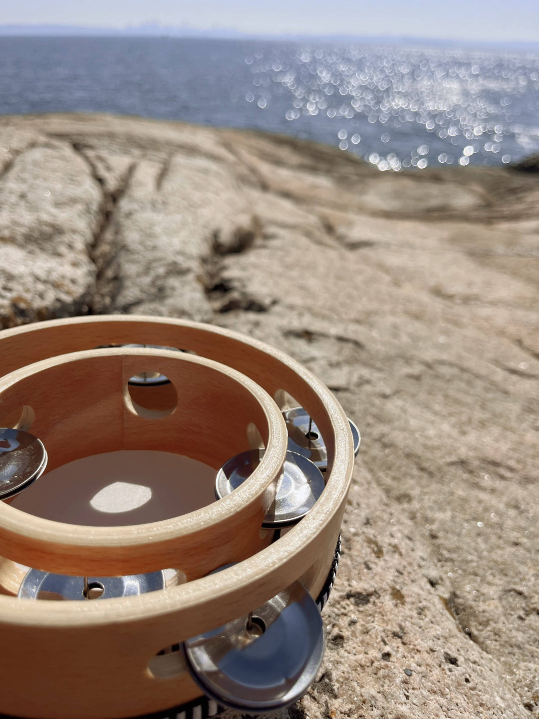 6 in Baby Wooden Tambourine