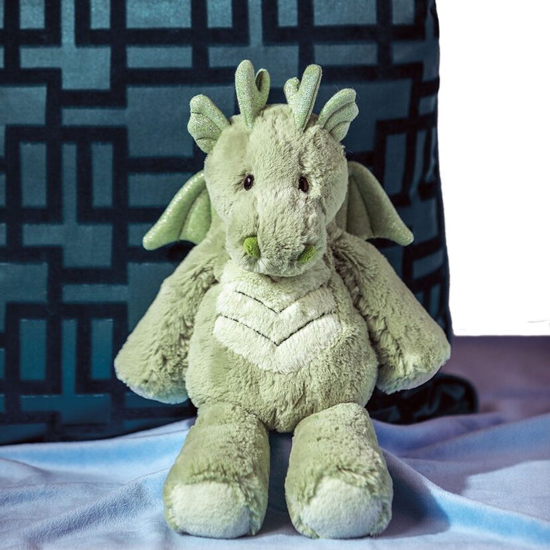 Cuddly stuff animals by Mary Meyer featuring the Marshmallow Dragon, a perfect gift toy.