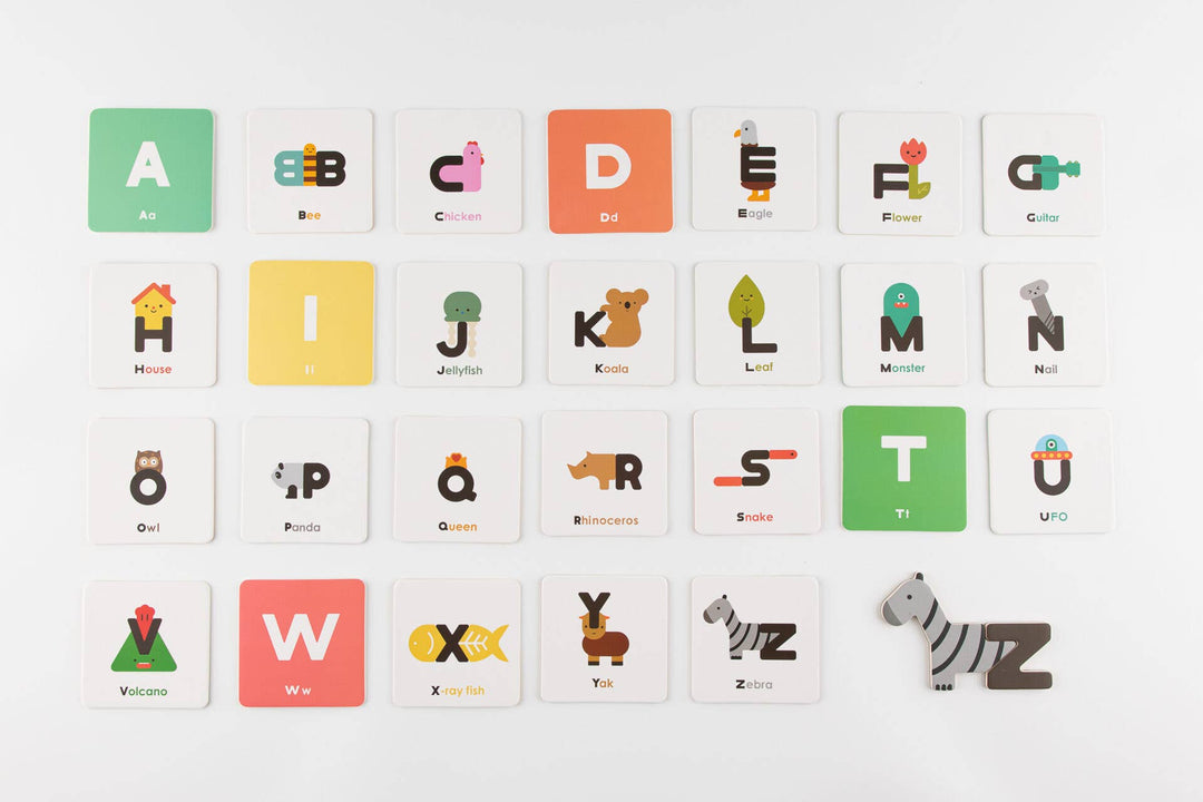 magnetic play cards and alphabet set by Oioiooi montessori learning toy