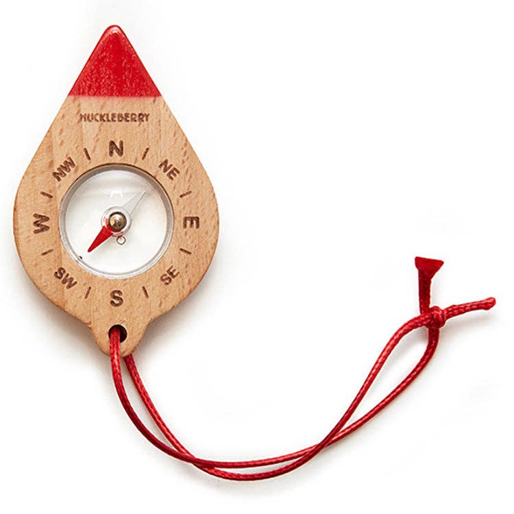 Huckleberry wooden compass kids educational outdoor toy