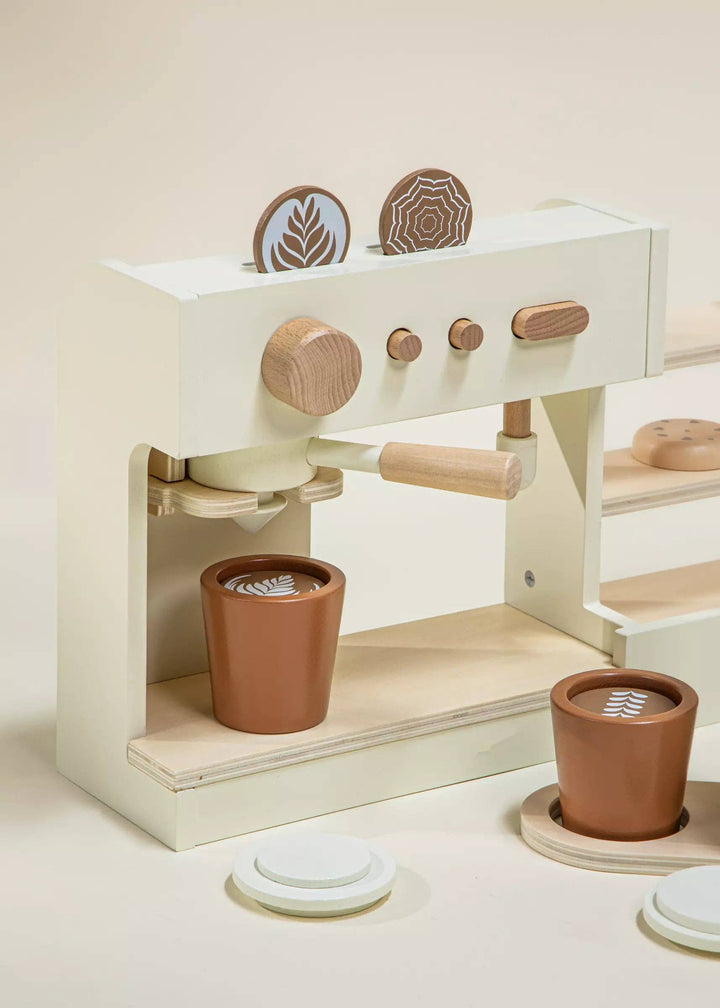 Start the day with the Coco Village Wooden Coffee Shop Playset in Multicolor, a fun toddler toys pick.